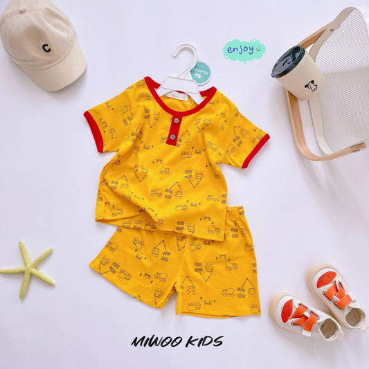 Yellow Truck Short Set